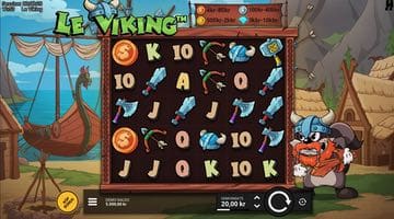 Sloten Le-Viking från Hacksaw Gaming